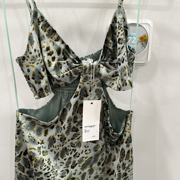 NWT MINT LEOPARD MAXI DRESS - Picture 3 of 5